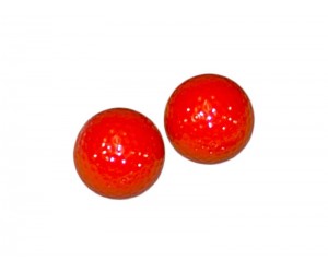 Golf Balls (2 red) Carnival Game Accessory