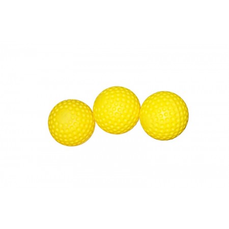 Yellow Dimpled Balls (3) Carnival Game Accessory
